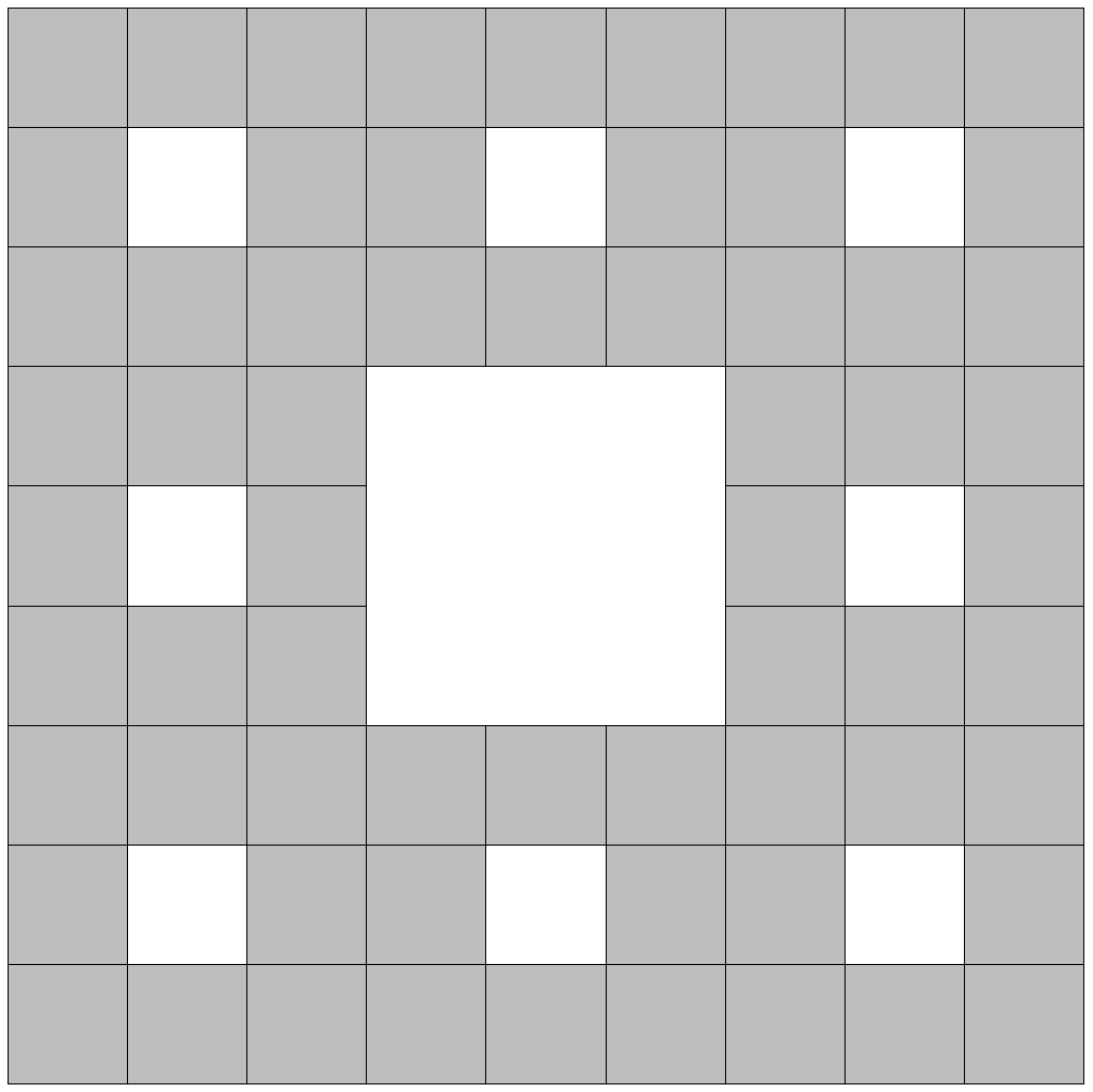 Sierpinski Carpet iteration 2