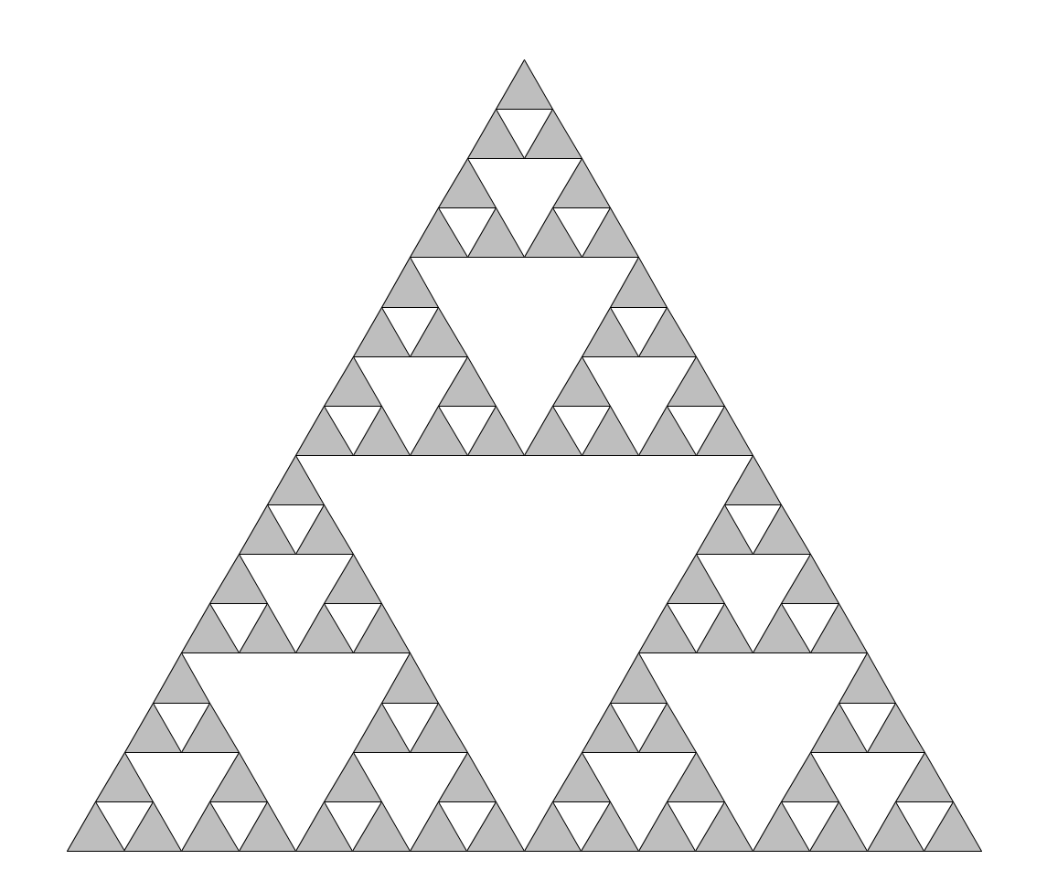 Sierpinski Triangle iteration 4