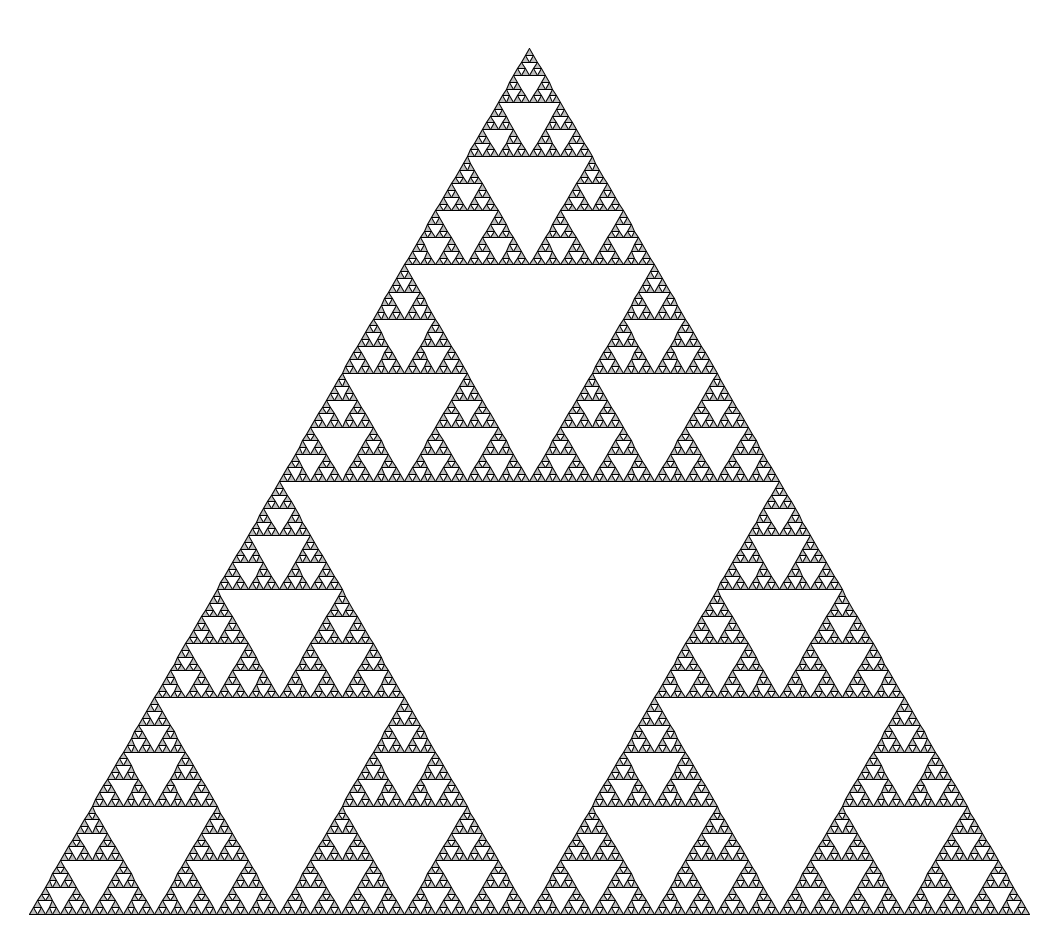 Sierpinski Triangle iteration 7